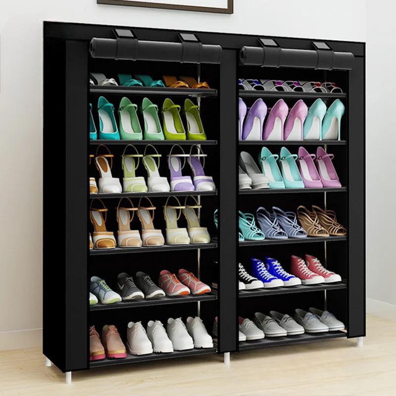 CANVAS SHOES CABINET TWELVE SHELF